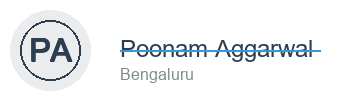 Poonam Aggarwal Bengaluru